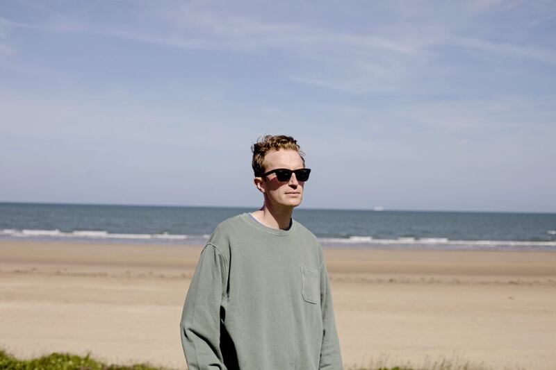 Oisin Leech on the beach. Picture by Cait Fahey 