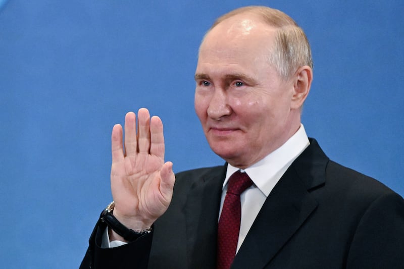 Russian President Vladimir Putin (Sergey Guneyev, Sputnik, Kremlin Pool Photo via AP)