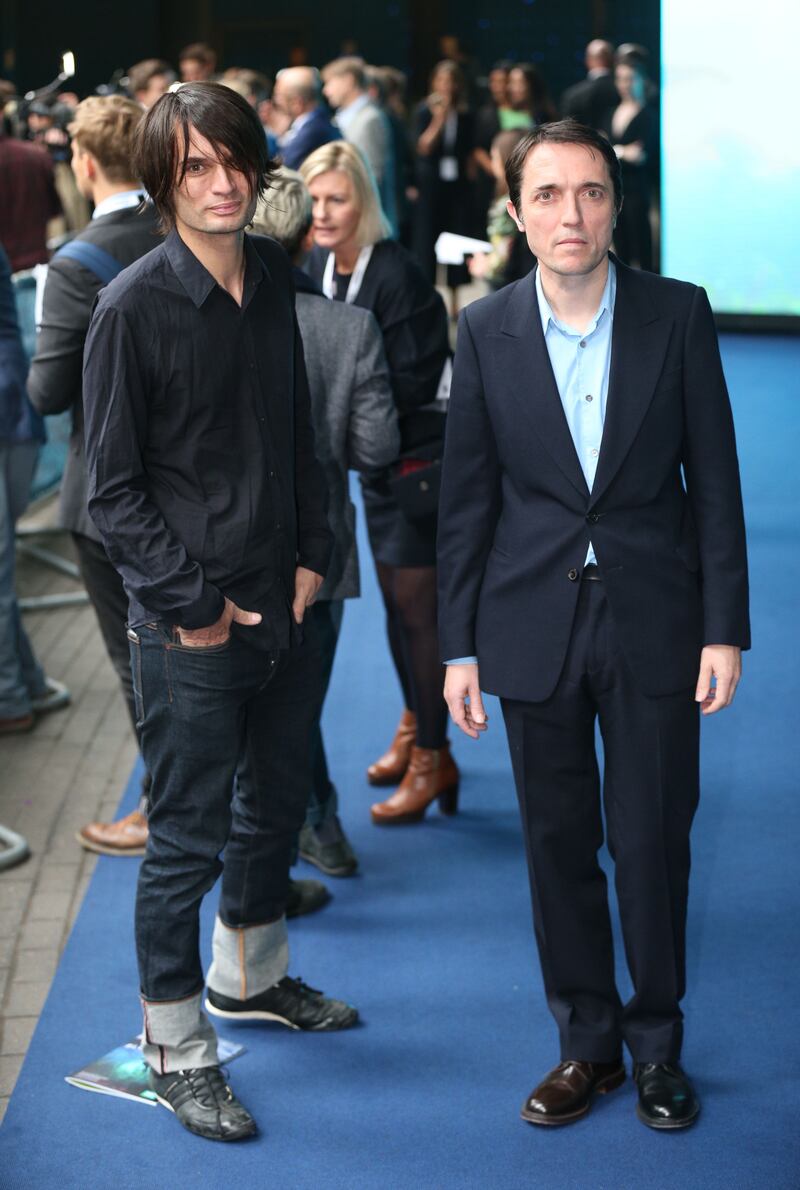 Radiohead’s Johnny (left) and Colin Greenwood