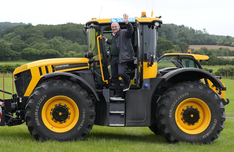Liberal Democrat leader Sir Ed Davey said the ‘yellow tractor is knocking down the Blue Wall’ in rural areas