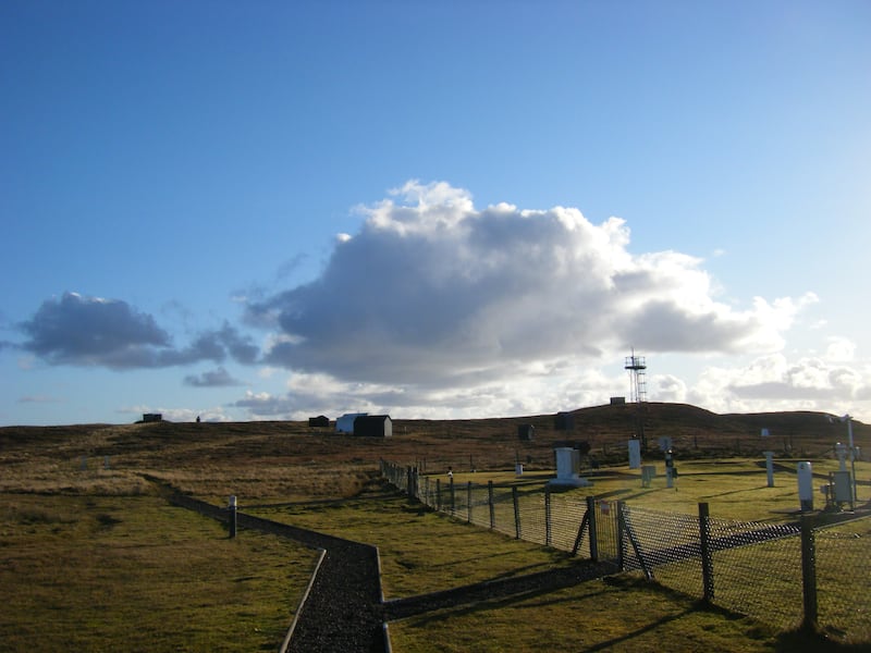 The weather observatory in Lerwick, Shetland Isles