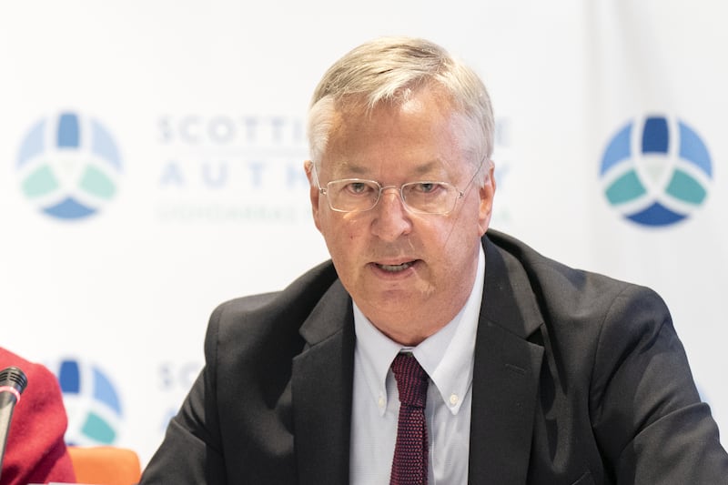 Martyn Evans, chairman of the Scottish Police Authority .