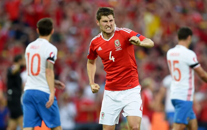 Ben Davies, pictured celebrating against Russia, was part of the Wales squad at Euro 2016