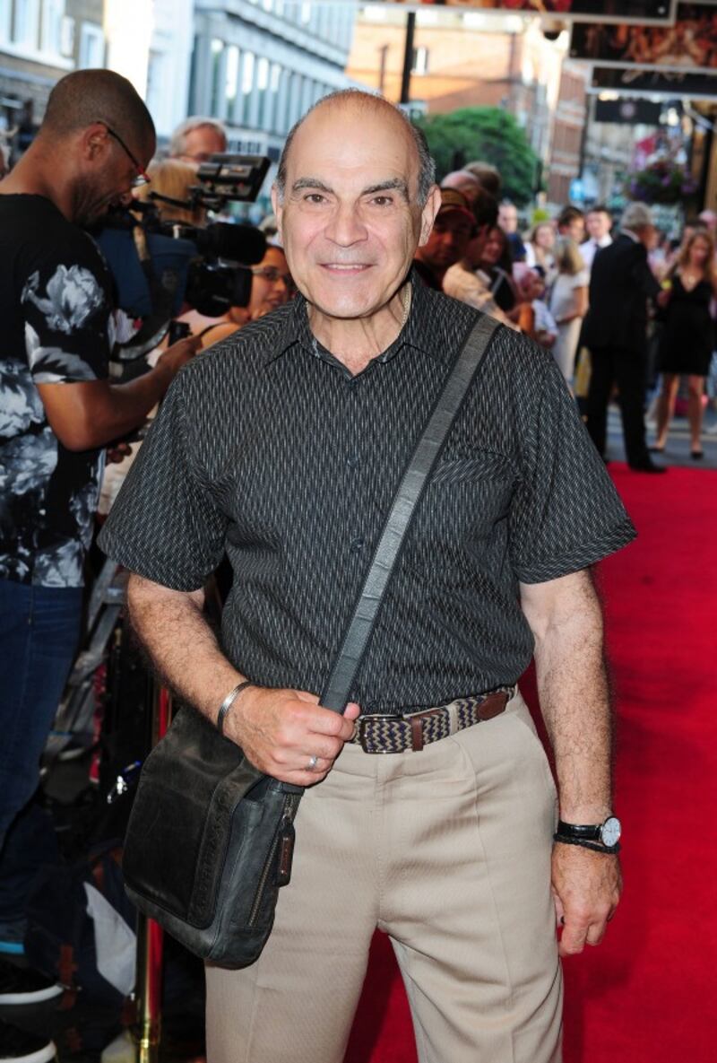 David Suchet attends the opening night of Shakespeare in Love at the Noel Coward theatre in London.