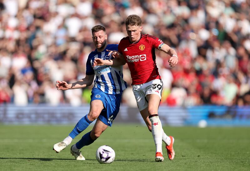 Scott McTominay (right) is expected to move to Napoli