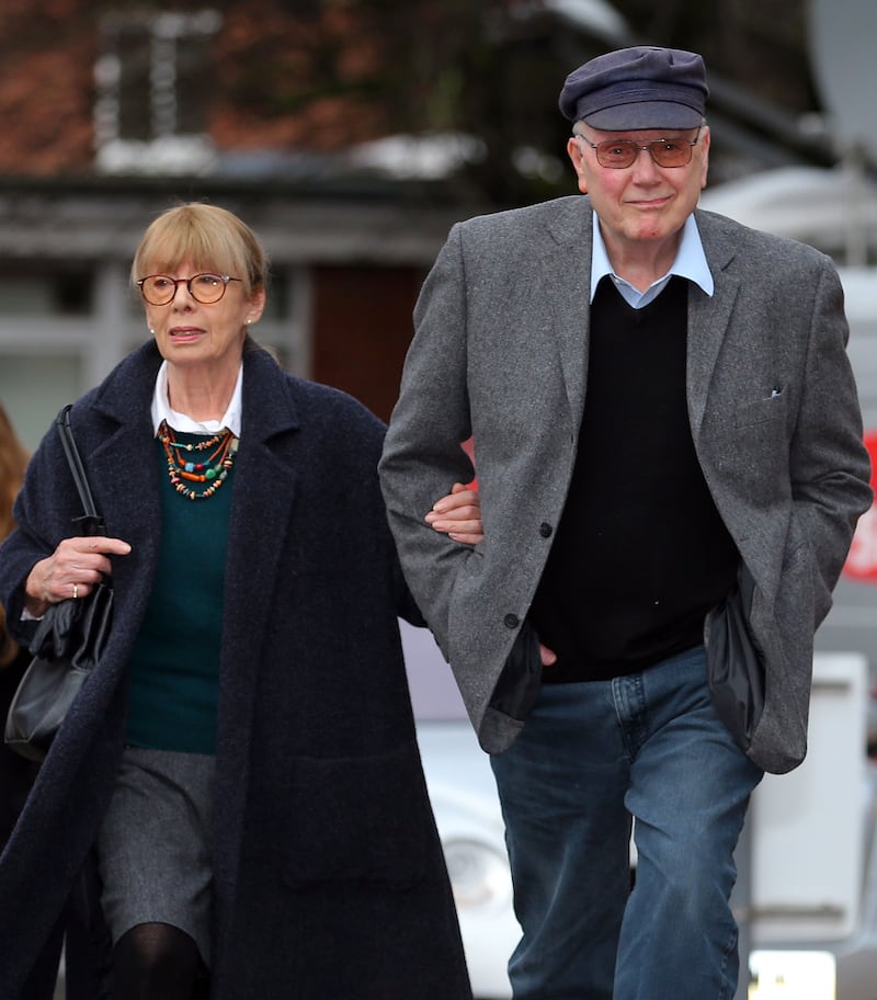 Former Coronation Street actor Kenneth Cope with his wife Renny Lister