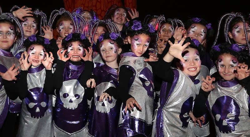 On the Derry Halloween carnival parade in the city on Thursday night. Picture Margaret McLaughlin  31-10-24