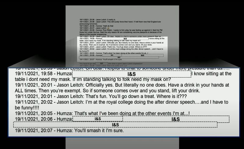 Messages were exhanged between Humza Yousaf, the then Scottish Health Secretary, and Scottish Government adviser Professor Jason Leitch.