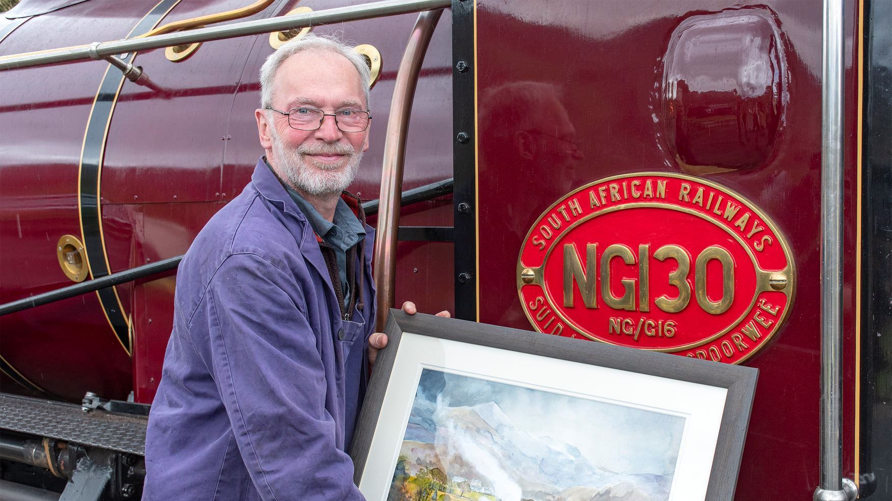 Steam engine restoration enthusiast Peter Best has been awarded a British Empire Medal for his contributions to heritage railways