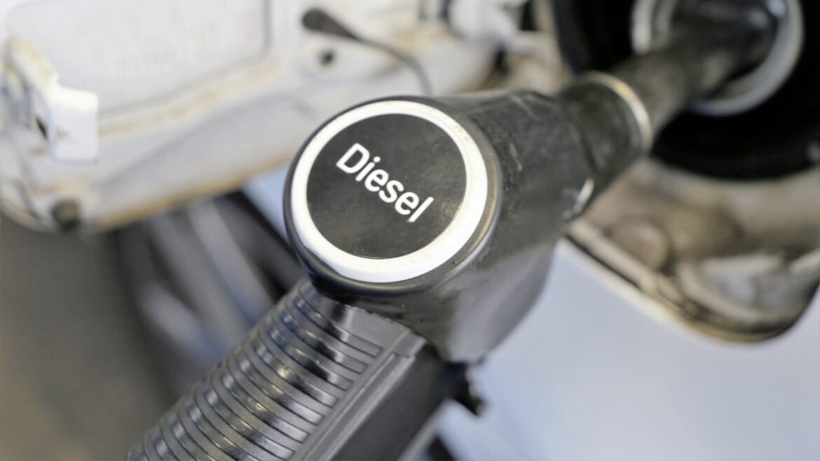 The average price of diesel reached &pound;1.574 per litre this week across the north. 