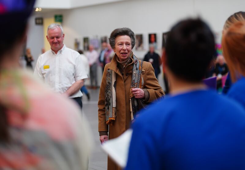 Anne chats to the hospital tour