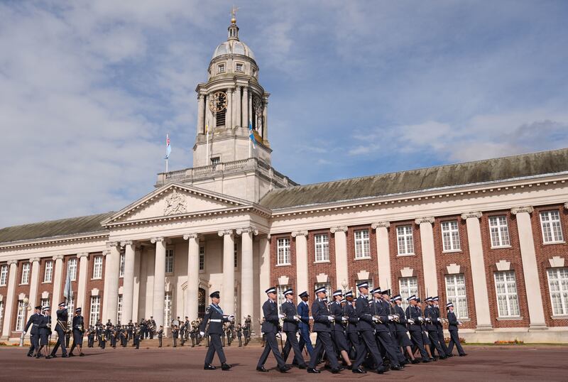 Graduates from the Commissioned Warrant Officers Course and Modular Initial Officer Training Course during the Sovereign’s Parade