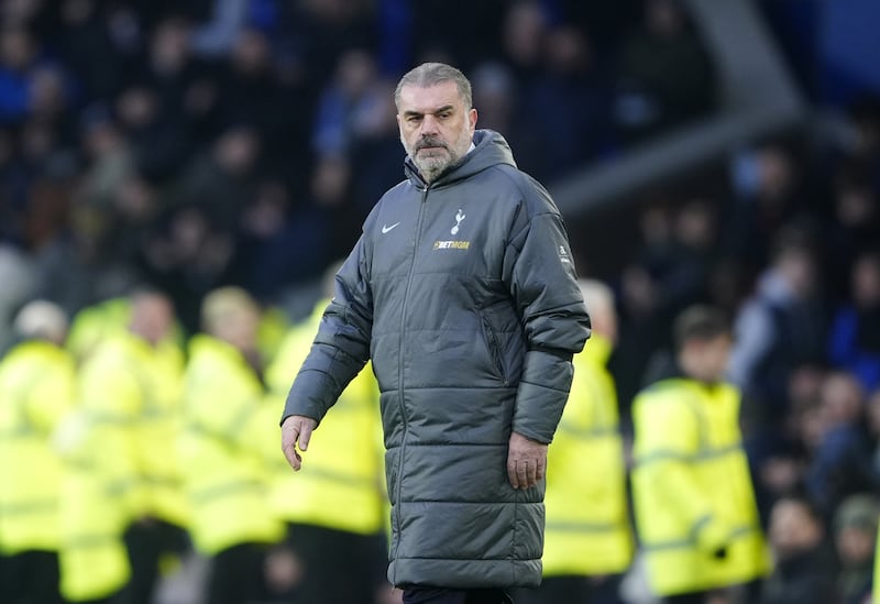 Tottenham manager Ange Postecoglou is under pressure