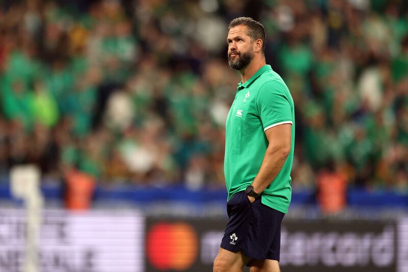Ireland head coach Andy Farrell is now targeting wins against South Africa