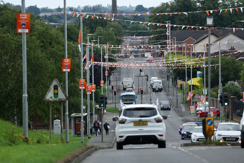 nting and flags in support of the Armagh Gaelic football team playing in the All Ireland against Galway this weekend. PICTURE: MAL MCCANN