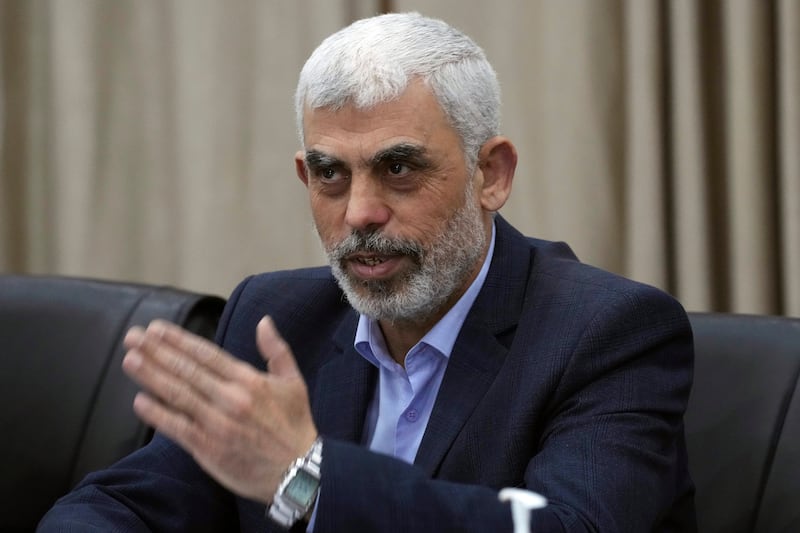 Yahya Sinwar, head of Hamas in Gaza (AP)