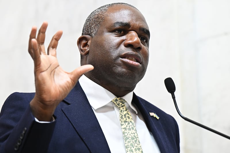 Foreign Secretary David Lammy