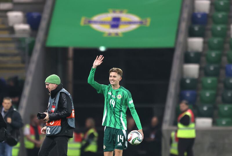 Isaac Price scored a hat-trick as Northern Ireland beat Bulgaria at Windsor Park