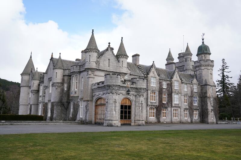 The King’s private Balmoral Castle residence in Scotland