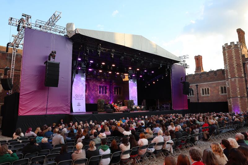 The Queen’s Reading Room Festival took place at Hampton Court Palace