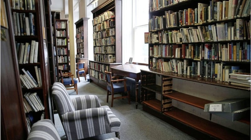 Linen Hall Library has received &pound;99,000 lottery funding support, Picture by Hugh Russell 