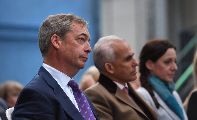 Nigel Farage and Ben Habib