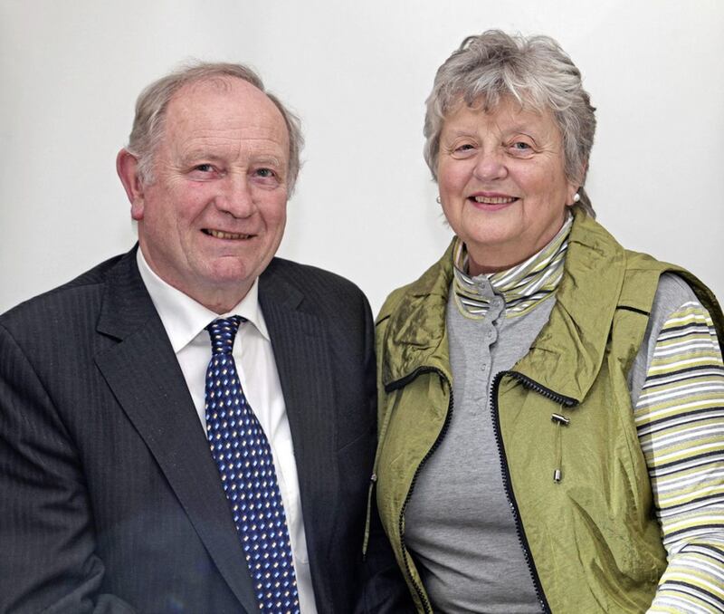 Founding Alliance Party members Jim Hendron and wife M&aacute;ire Hendron, a member of Belfast City Council. 