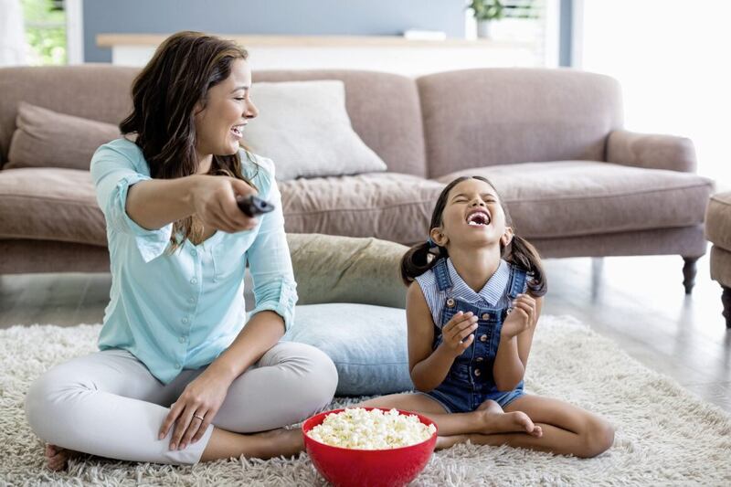 Make some popcorn and let the kids binge on TV and films