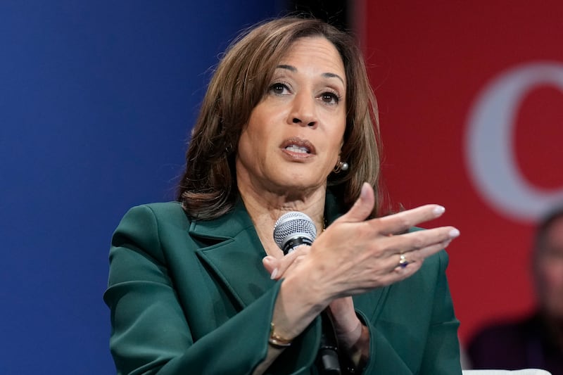 Democratic presidential nominee Vice President Kamala Harris (Jacquelyn Martin/AP)