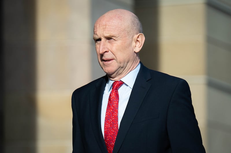 Defence Secretary John Healey met counterparts in Brussels to reiterate backing for Ukraine