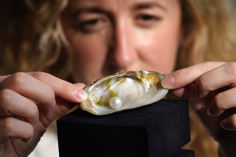 It is thought the pearl could have been growing for 80 years before it was found