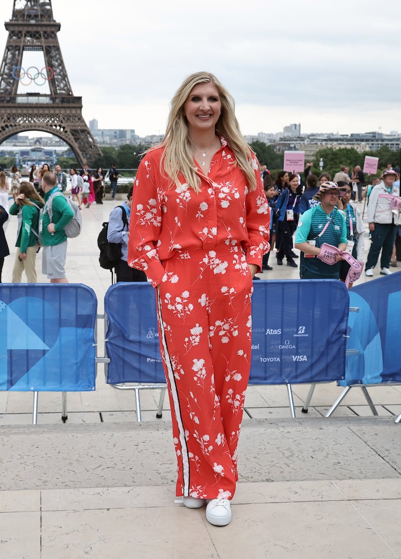 Rebecca Adlington at the Paris 2024 Olympic Games