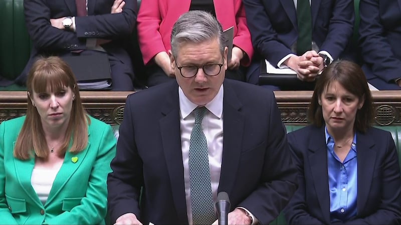 Prime Minister Sir Keir Starmer speaking during Prime Minister’s Questions in the House of Commons