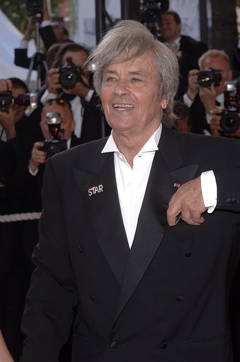 Alain Delon, pictured at the Cannes Film Festival in 2007, has died aged 88