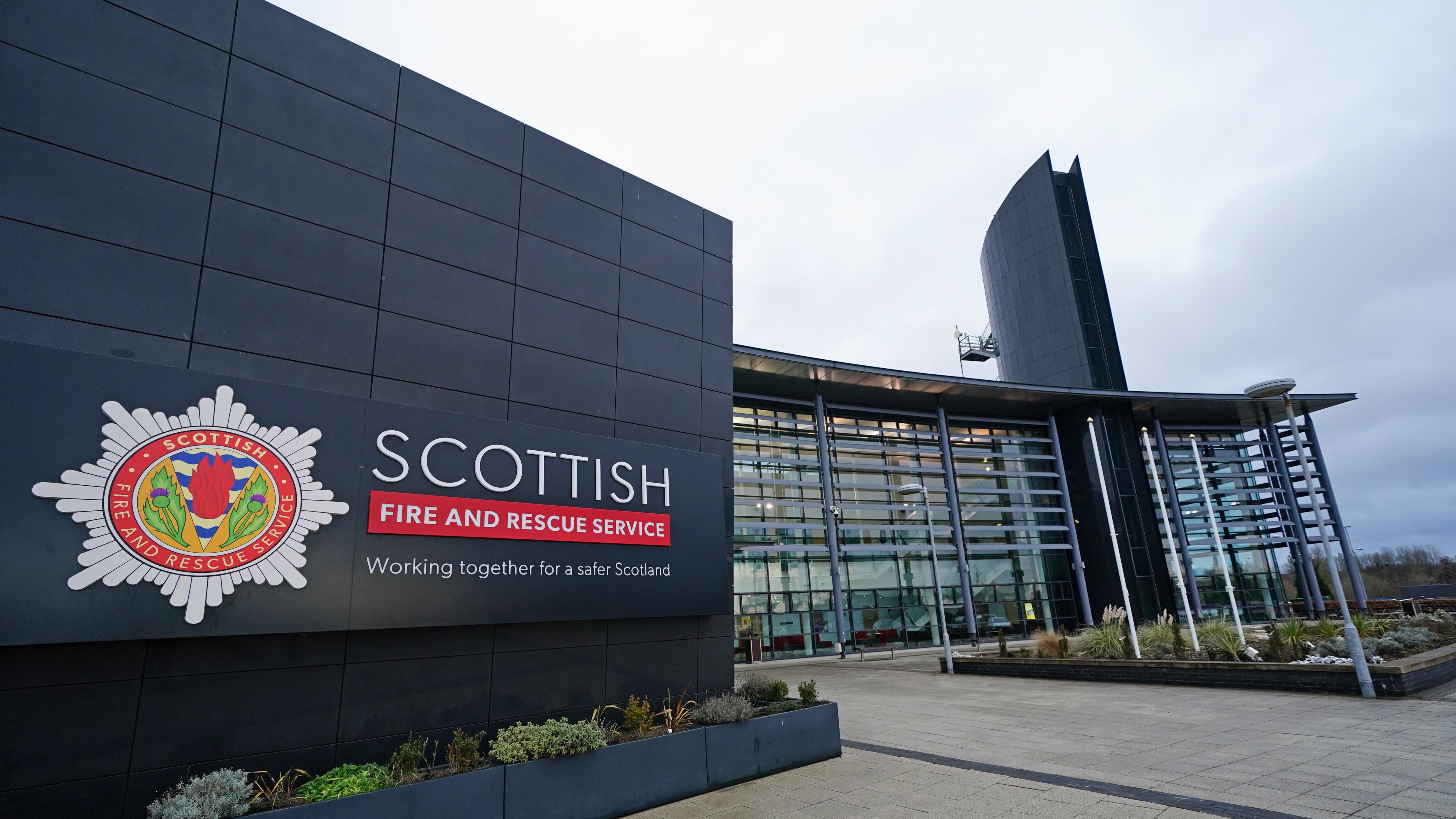 A general view of the Scottish Fire and Rescue Service (SFRS) headquarters in Cambuslang, Glasgow