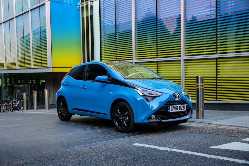 Toyota’s Aygo is the perfect first car. (Toyota)