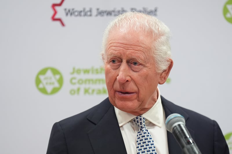 The King made a speech during his visit to the Jewish Community Centre Krakow