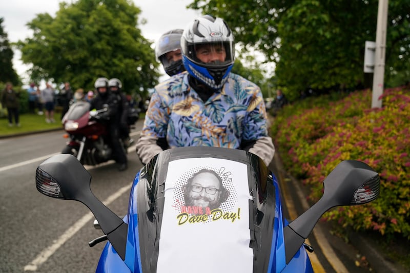 Motorcyclists ride from London to Barrow ahead of Dave Day to celebrate the life of Hairy Biker Dave Myers in his home town
