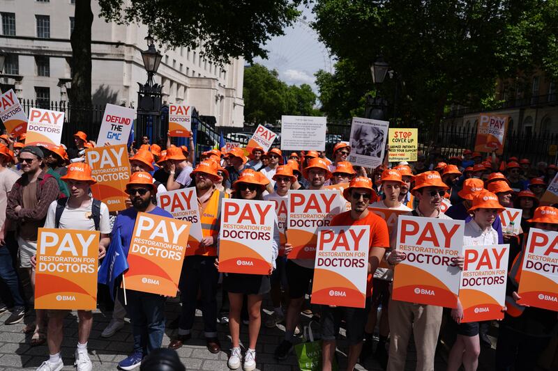 Junior doctors have been staging strike action