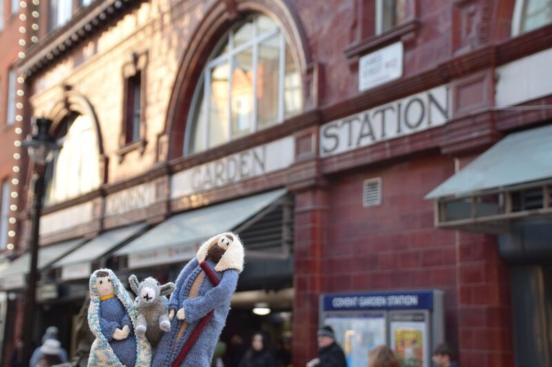 More knitted Nativity figures are expected to turn up over the course of Advent