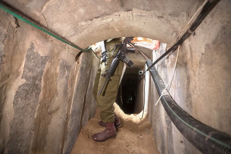 Tunnel beneath hospital