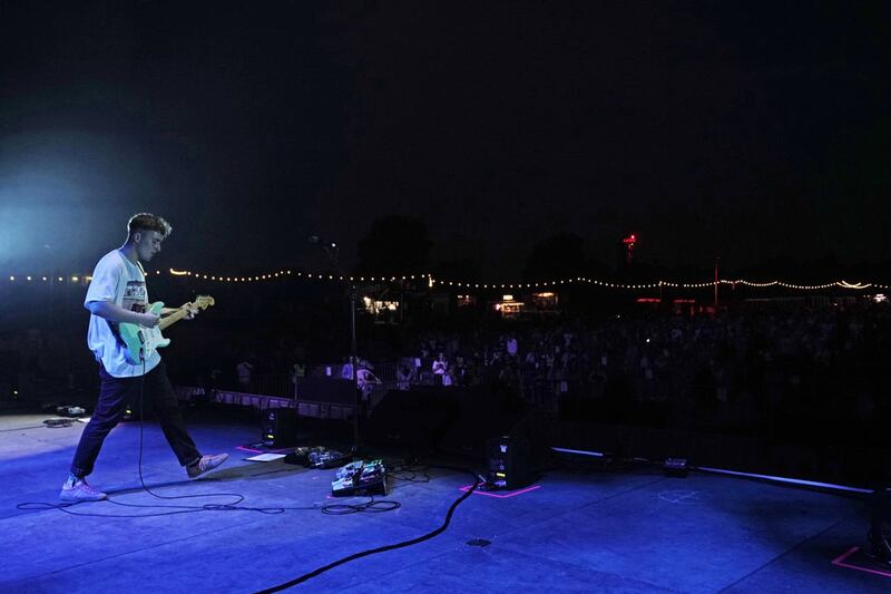 Sam Fender plays first socially-distanced gig in Newcastle