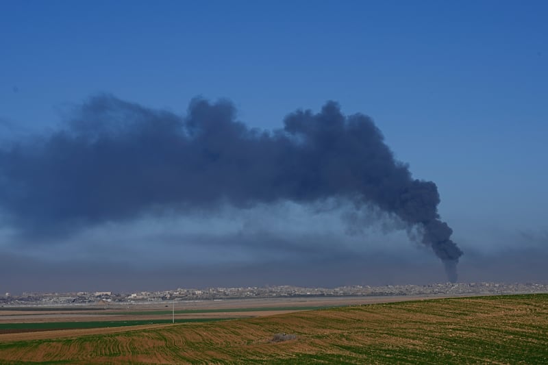 Air strikes continue to pound the Gaza Strip (AP)