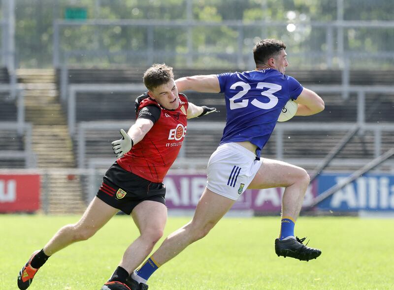 Ryan Magill (left) is one of a number of players who have played at U20 level for current Down senior manager Conor Laverty    Picture: Margaret McLaughlin