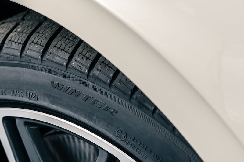 Winter tyres offer more grip in conditions like snow. (Bentley)