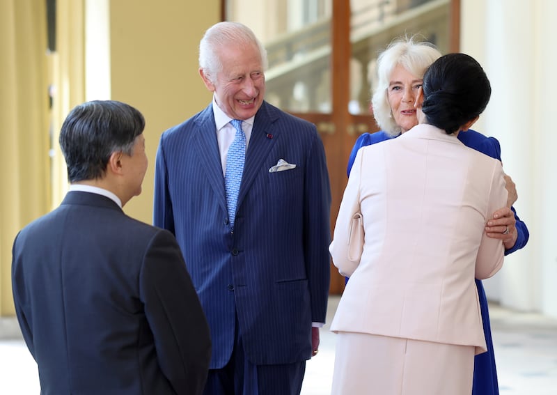 King Charles III and Queen Camilla formally bid farewell to Emperor Naruhito and his wife Empress Masako of Japan