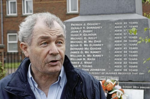 Bloody Sunday family angry at PPS Soldier F anonymity stance