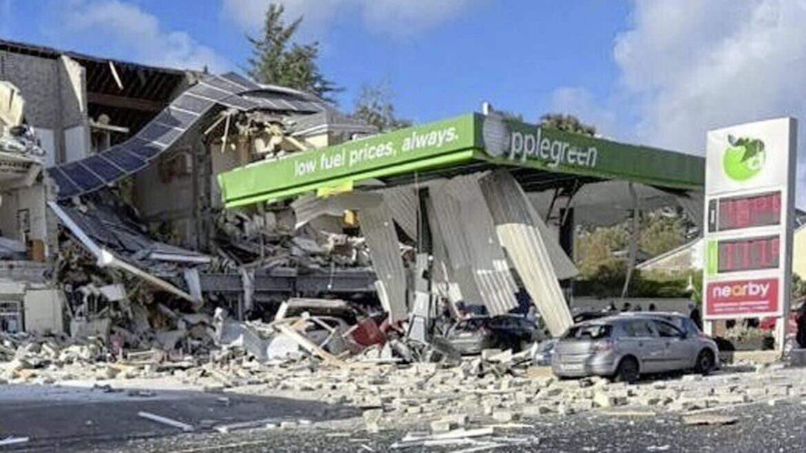 Ten people died when a suspected gas explosion ripped through the Creeslough shopping and apartment complex. 