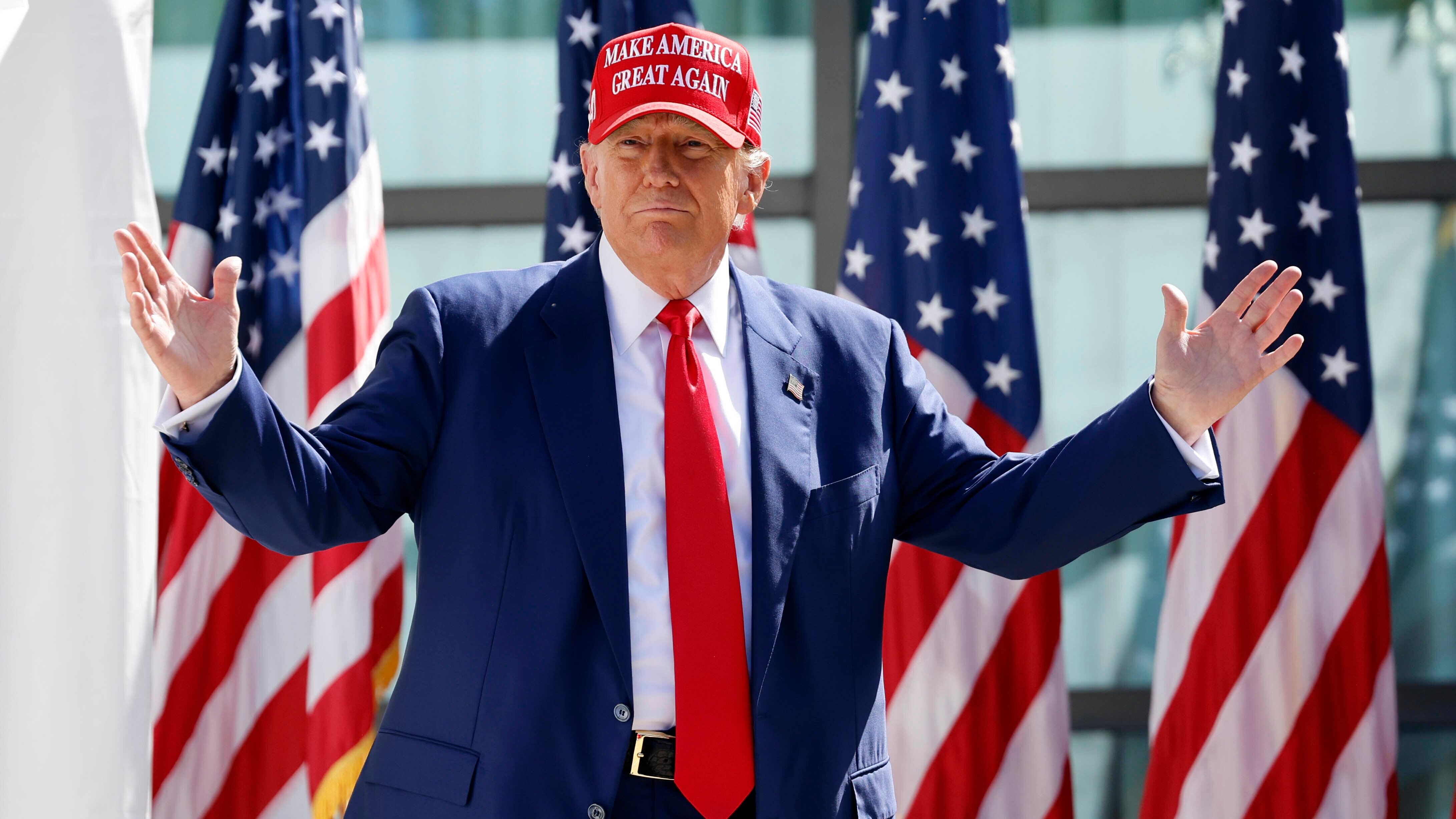 Republican presidential candidate Donald Trump (Jeffrey Phelps/AP)