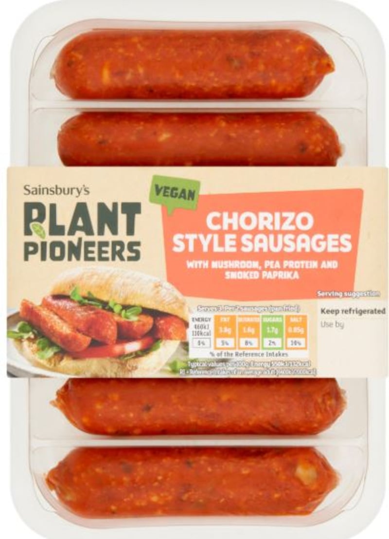 Sainsbury's Plant Pioneers chorizo style sausages